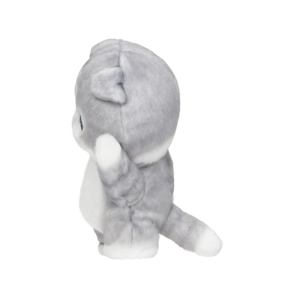 Mofusand Peekaboo! Standing Cat Plush / Gray and White Cat / Plush