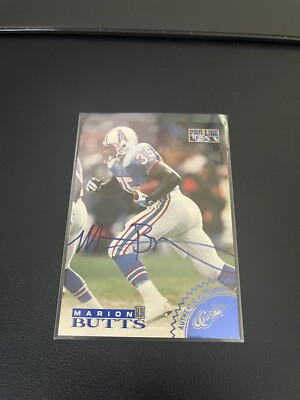 1994 PRO LINE LIVE AUTOGRAPH #21 MARION BUTTS #/2040 NFL