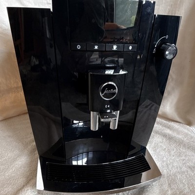 JURA E4 Bean-to-Cup Coffee Machine Espresso Piano Black 15466