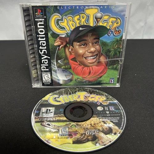 CyberTiger - Sony PlayStation 1 (PS1) Complete in Box CIB Working/Tested