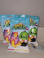 Lot of 3 Cats vs Pickles 4  Plush Blind Packs   Colorful Bean-Filled Plush   NEW