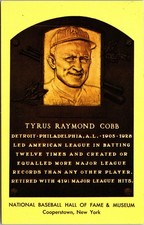 Cooperstown, NY National Baseball Hall Of Fame & Museum/Tyrus Raymond Cobb -A126