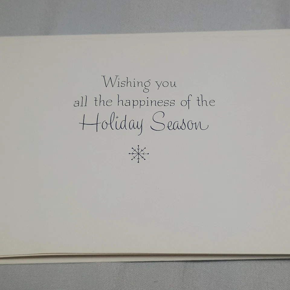 Lote de 5 tarjetas de felicitación navideñas Gibson vintage hechas en EE. UU. Foto 4 de 4