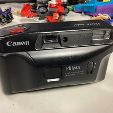 CANON PRIMA JUNIOR POINT  SHOOT FILM PHOTO CAMERA 35mm Tested To Work