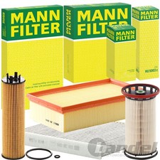 MANN FILTERSET passend für AUDI A3 8Y Q2 Q3 VW CADDY 5 GOLF 8 TOURAN 5T T-ROC T7