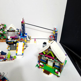 Lego Friends Set LOT 41323 Snow Chalet 41324 Snow Resort Ski Lift
