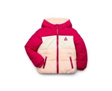 Reebok Girls Reversible Colorblock Puffer Jacket, New