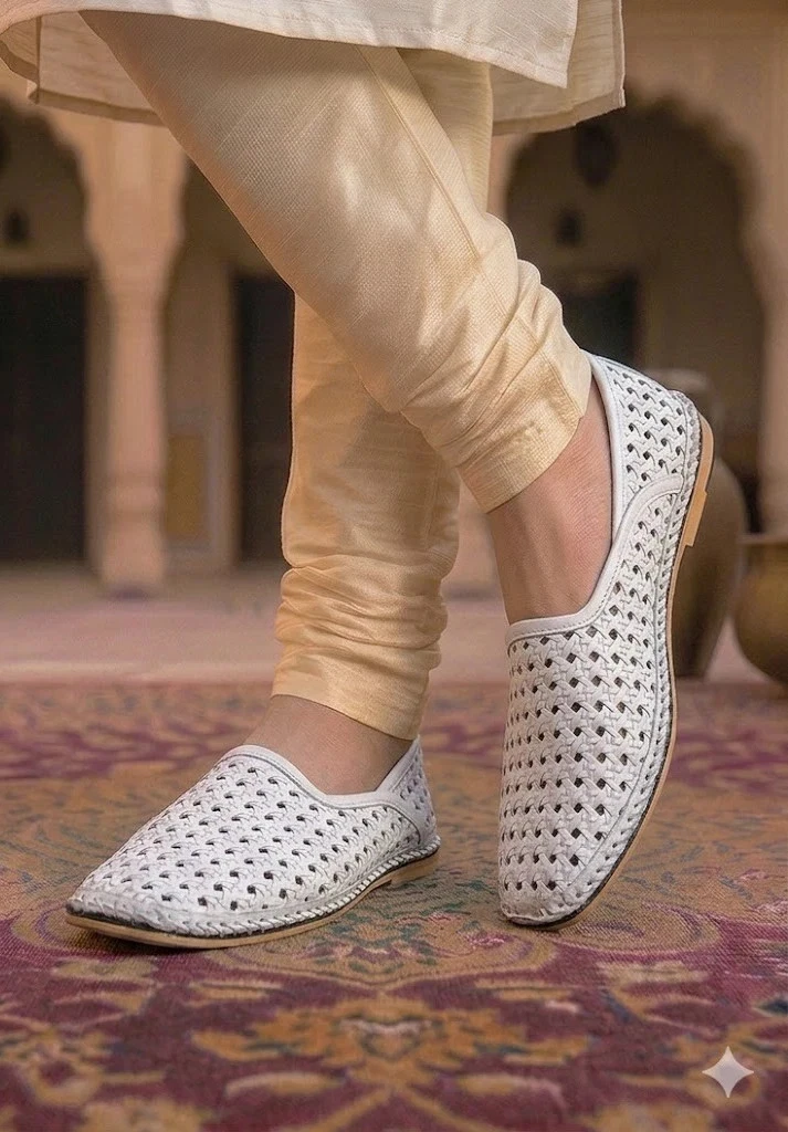 Men Shoes Leather Size US 8/11 Handmade Indian Loafers Jutties Mojaries White
Opens in a new window 