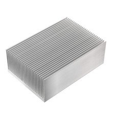 Silver Tone Aluminium Radiator Heatsink Heat Sink For Cooling 120x69x36mm
