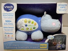 VTech Lil Critters Soothing Starlight Hippo Music Nursery Rhymes Light 2015 NEW