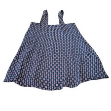 Show Me Your MuMu Ambres Mini Dress Blue With Red & White Flowers Size Small