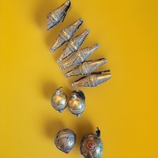 10 BRASS Large Fancy Beads  For Jewelry Making