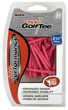 Pride Performance 3-1/4" Golf Tee, 30 Count 3.25, Citrus Pink