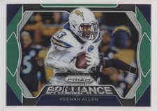 2019 Panini Prizm Brilliance Green Prizm Keenan Allen #B-KA pm6