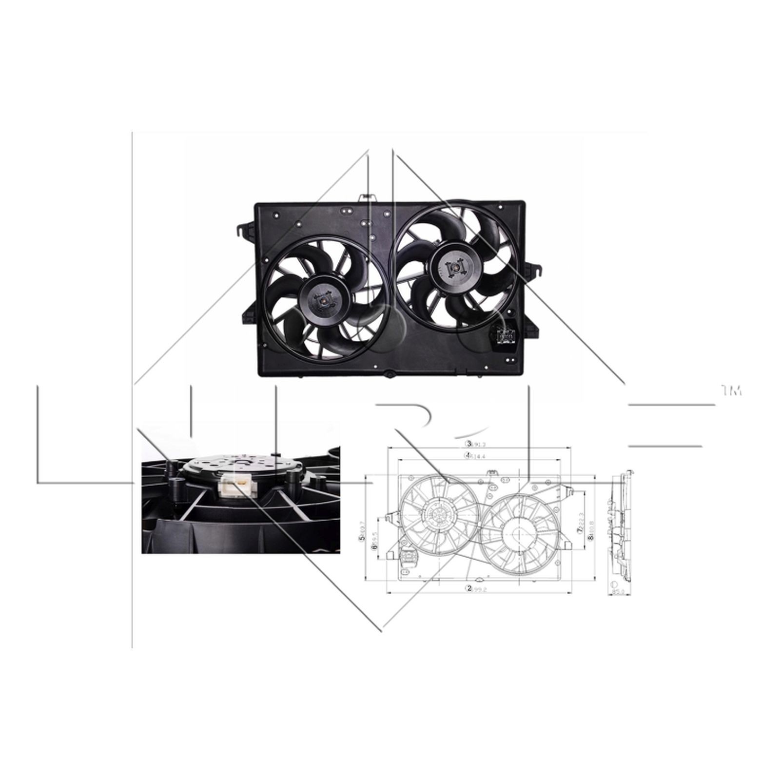 Fits NRF 47387 Fan, radiator - Image 31