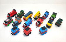Thomas  Friends Push Along Diecast Metal Engine Trains Tender Cars Lot Of 15