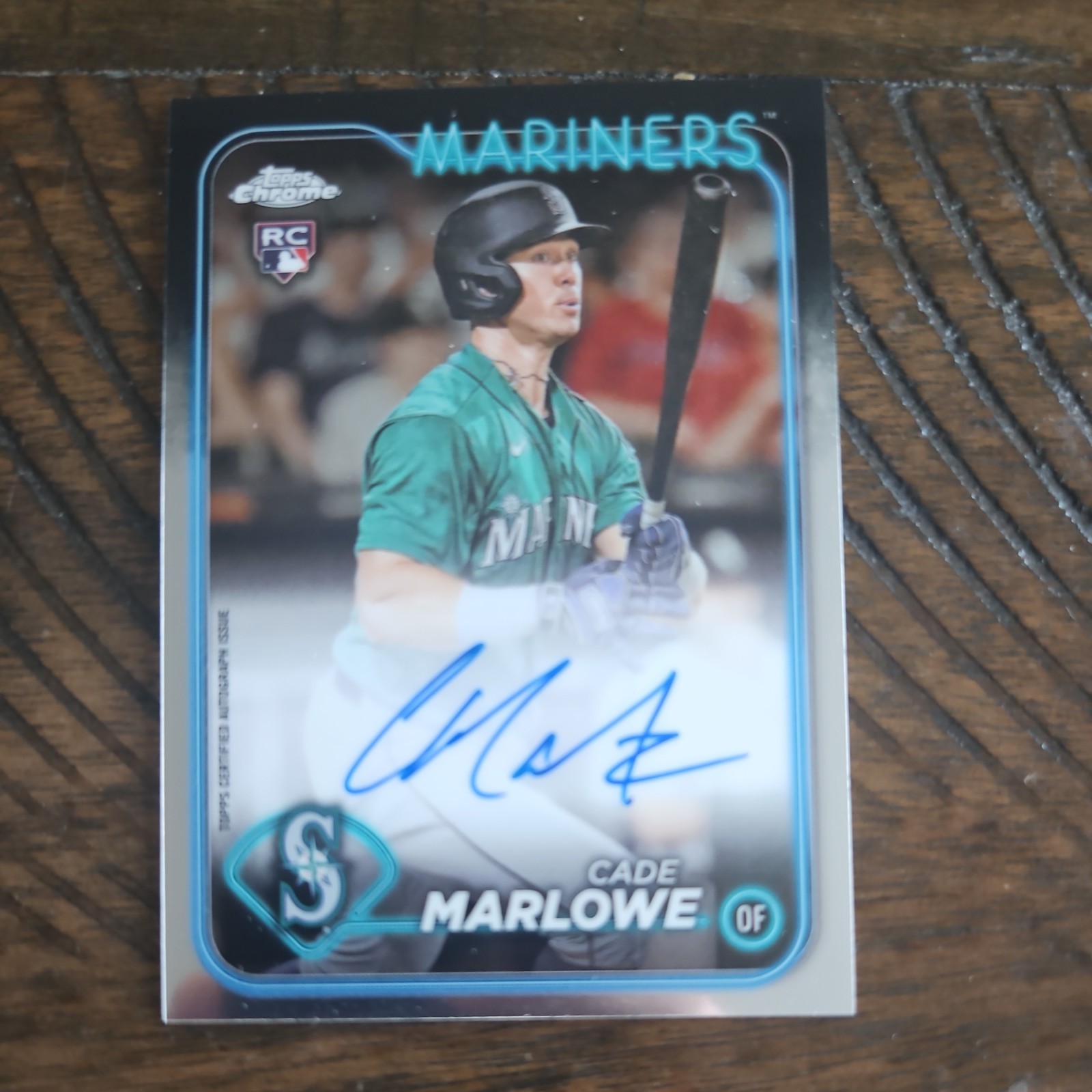 2024 Topps Chrome - Rookie Autographs Cade Marlowe #RA-CMA (AU, RC)
