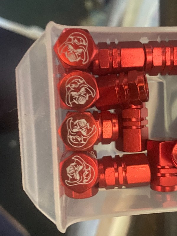 Arkansas Razorbacks Wheel Tire Valve Stem cap Covers 4 Pc set