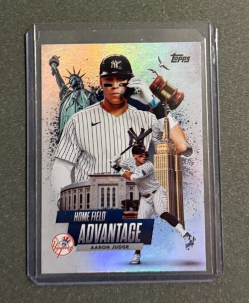 2025 Topps Series 1 Aaron Judge #HA-1 HOME FIELD ADVANTAGE New York Yankees