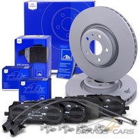 ATE Bremsscheiben +Ceramic BelÄGe +Kontakt Vorne FÜR Audi A6 C8 A7 Q7 VW Touareg