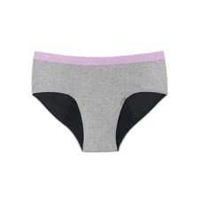 Thinx BTWN) Teen Period Underwear - Brief Panties Grey 13/14 - Super Absorbency