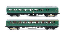 HORNBY 'OO' GAUGE R3340 2-CAR BR GREEN 2-HAL LOCOMOTIVE TRAIN PACK *DCC FITTED