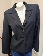 NEW Pendleton Two Button Blazer Jacket Sz 16 Womens 100 Virgin Wool MSRP 194.00