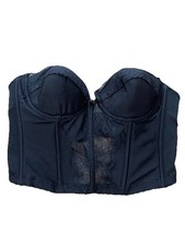 Vintage Lady Marlene 263 Black Lace Padded Boned Bustier Underwire Bra Sz 36