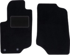 Fußmatten Automatten Vorne Velours Schwarz für Peugeot 207CC 2006-2012