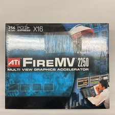ATI FireMV 2250 256MB DDR2 PCI Express x 16 Video Graphics Card 100-505175 NEW