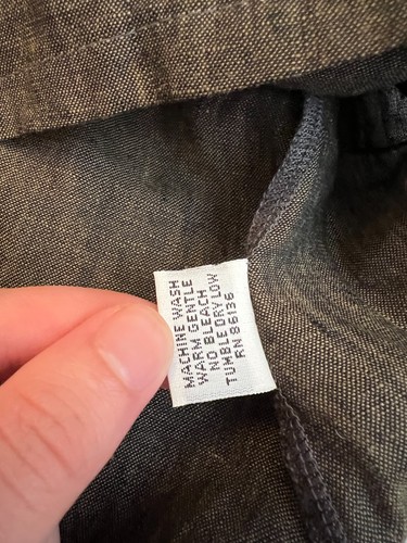 Bryn Walker abito tubino lino donna medio senza maniche Lagenlook made in USA - Foto 10 di 13