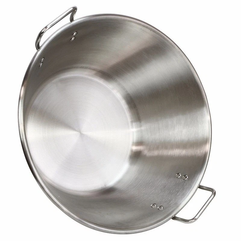 Barton Comal Large Deep 16" X 7.5" Stainless Steel Outdoor Para Carnitas Taco - Image 3 of 4