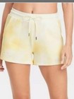 NWT Stars Above Women’s Soft Fleece Tie-Dye Lounge Pajama PJ Shorts Yellow Sz S — photo 1