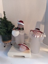 VTG! Seasons/Cannon Falls Frosted Acrylic Sno...