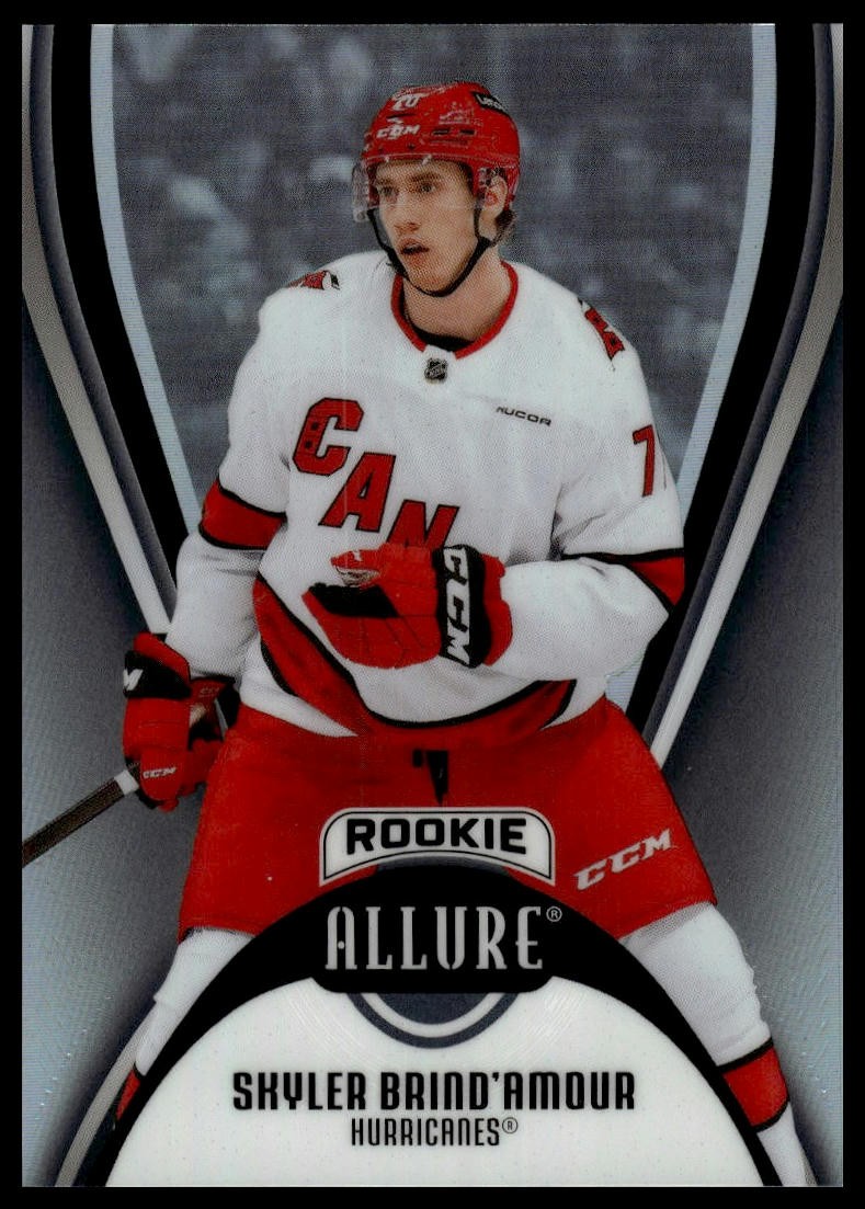 2025-26 Upper Deck Allure #105 Skyler Brind'Amour Black Rainbow RC