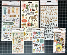 Maggie Holmes MARKET SQUARE Ephemera, Puffy, 6x12 Stickers, Thickers LOT