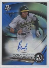 2022 Bowman Platinum Top Prospects Blue 46/150 Brayan Buelvas #TOP-68 Auto 0r08