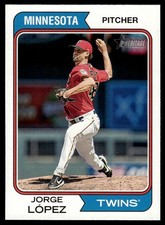 Jorge Lopez 2023 Topps Heritage #240 Minnesota Twins 30831 Baseball Card