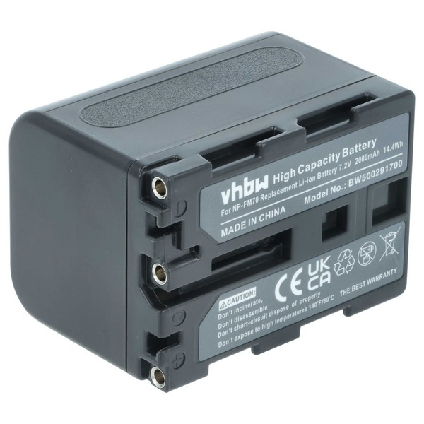 Akku FüR Sony Dcr-Trv39 Dcr-Trv460E Dcr-Trv480 Dcr-Trv40 2000Mah 7,2V-image