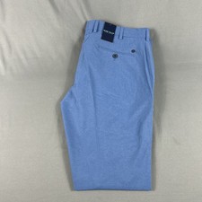Peter Millar Golf Pants Crown Crafted Surge 35 x 32 Ocean Blue NWT MSRP 185