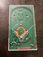 Vintage 1975 Tomy Pocket Baseball Game- Japan Handheld Tested