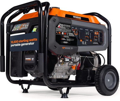 #ad Generac 12500 Starting Watt TriFuel Portable Generator Electric Start Gas ... $1365.21