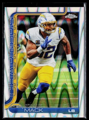 2025 Topps Chrome Khalil Mack Ray Wave 160
