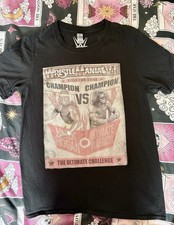 Official WWE WrestleMania VI T-Shirt Black Size small 2021 Retro