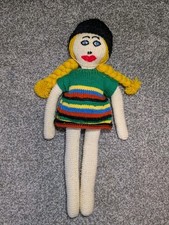 Handmade Knitted Ragdoll With Outfit And Hat