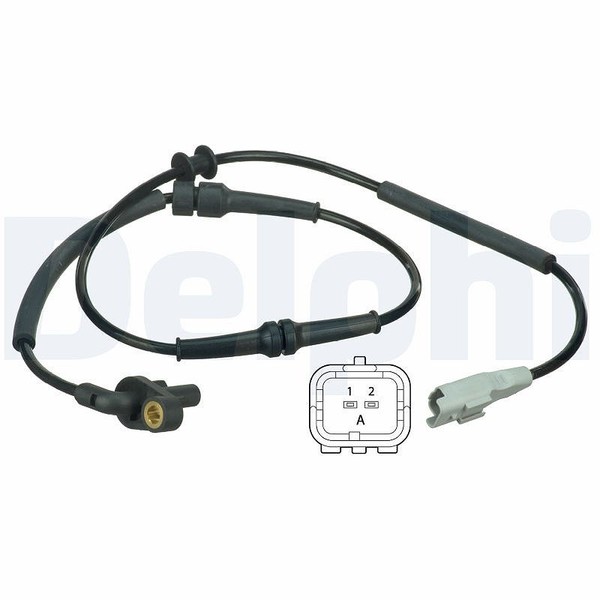 Delphi Sensor, Raddrehzahl Links, Rechts, Vorderachse FüR CitroËN-image