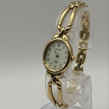 Citizen Fill 5930-S75501 Quartz Wristwatch Gold Bangle Band Used