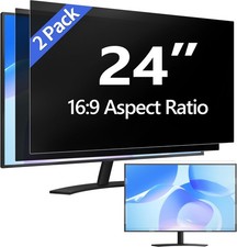  2 Pack 24 Inch Computer Privacy Screen Filter for 16:9 Aspect Ratio, Eye Pr...
