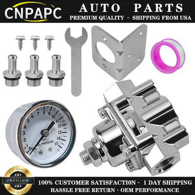 #ad Low Fuel Pressure Regulator Gauge for Holley 12 804 Adjustable for Quick Fuel $35.99