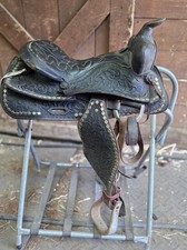15" Leather Western Saddle